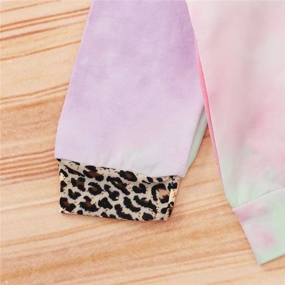 Tie Dye Baby Girl Hoodie Set - Picture 6 of 6